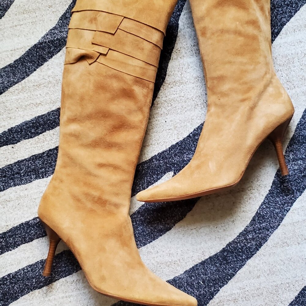 AUTHENTIC GUCCI Suede Tall Boots